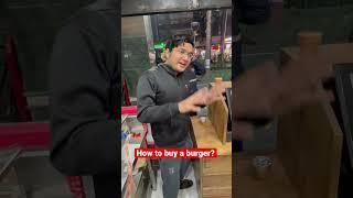 How To Order A Burger?