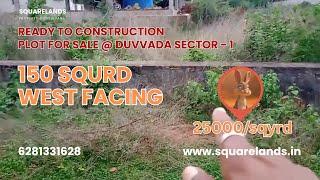 Ready to construction plot for sale near Duvvada Railway station at Sector-1  Property in Vizag