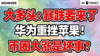 大多头Tom Lee发出警告!【2024/3/5】美股 | 投资 | 股票 | 猴哥财经