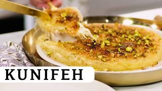 Buttery, Cheesy, and Syrupy?! Easy KUNIFEH Recipe