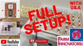 FARM INNOVATORS INCUBATOR 4250 SET UP, MUST WATCH NOW, QUESTIONS AND ANSWERS! Q&A COMMON QUESTIONS!