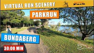 Parkrun Bundaberg 30 minutes | Ambient Sounds| Virtual Treadmill Run / walk