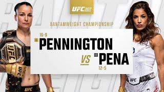 UFC 307: Raquel Pennington vs Julianna Pena Highlights