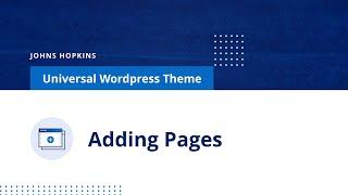 Adding Pages