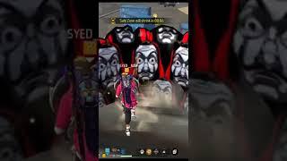 1 Vs 4.Free fire.
