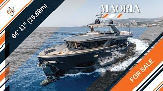 M/Y MAORIA for Sale | 84’ 11” (25.89m) Numarine Yacht