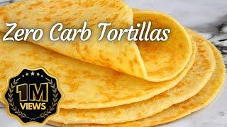 Flourless Egg White Keto Tortillas | Keto Taco Shells | 0g Carbs