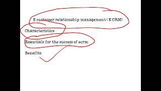 Module 2 : E CRM