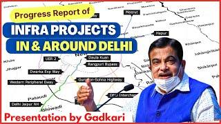 Upcoming Expressways around Delhi | Progress report by Nitin Gadkari explained with Route Maps!!