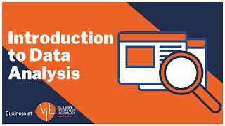 Introduction to Data Analysis | Business at VIT