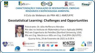 6° Webinar PRH 48.1: "Geostatistical Learning: Challenges and Opportunities" - Dr. Júlio Hoffimann