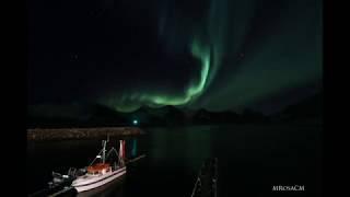 Aurora boreal en la Isla de Senja (Noruega)