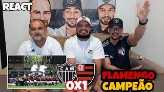 REACT ATLETICO MG 0X1 FLAMENGO - FLAMENGO CAMPEÃO COPA DO BRASIL 2024