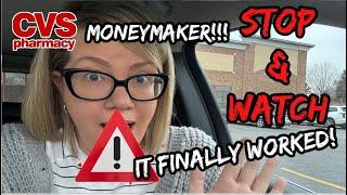 CVS STOP  & WATCH | **It FINALLY Worked!!!!! 