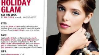 Simple Holiday Makeup (Ashley Greene Inspired) using Mark Cosmetics and Review