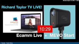 Richard Taylor TV LIVE! New Mevo Start camera + Ecamm Live