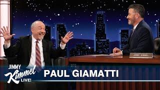 Paul Giamatti on Oscar Nomination for The Holdovers, In-N-Out After Golden Globes & First Audition