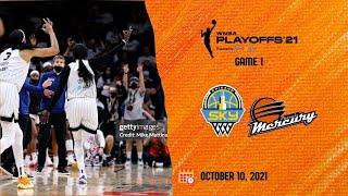 FINALS - GAME 1 | Chicago Sky vs Phoenix Mercury - Oct 10, 2021 | Full Game Replay