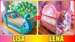 Lisa or Lena #103 | BABY THINGS | WHAT WOULD YOU CHOOSE?  #lisa #lena #lisaorlena