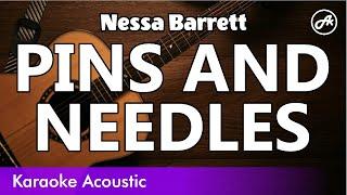 Nessa Barrett - PINS AND NEEDLES (acoustic karaoke)