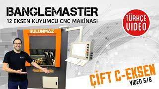 BULUNMAZ B12: CNC Bilezik Makinasında Çift C-EKSEN kafa (5/8) (#BulunmazCNCMakina)