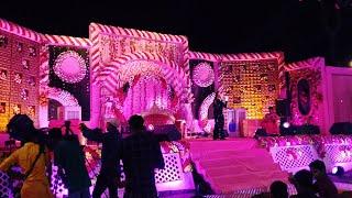 Work In The S.M Garden Bariya Rood M.U.Z Ranjan Ji Led Par Light Decoration #led #parlight