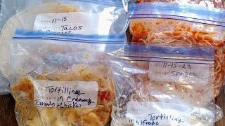 6 new heat and eat freezer meals for 1 or 2 people/single serve freezer meals/easy freezer meals