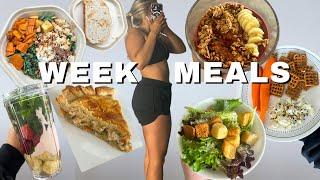 What I Eat In A WEEK: healthy, balanced, realistic & high protein!