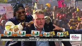 'I'm ROCKING with the HOME TEAM!' - Marshawn Lynch's pick for Miami vs. Cal  | College GameDay