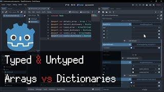 Typed Dictionaries & Arrays ~ Gdscript Tutorial for Godot 4.4+