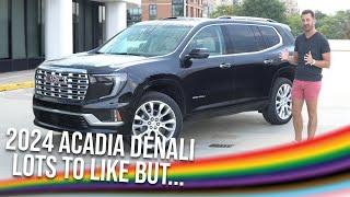 The 2024 GMC Acadia Denali is a Large, Family-Friendly Luxury SUV