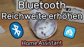 Mit Shelly Plus Plug S Bluetooth Reichweite erhöhen für Home Assistant (Bluetooth Proxy)