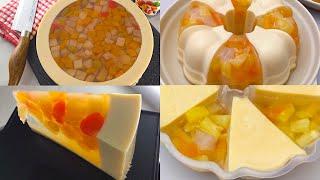 2款美味水果燕菜蛋糕食谱 | 2 Delicious Fruits Agar Agar Jelly Cake Recipes