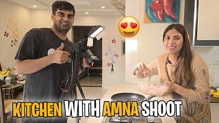 New Kitchen Main Kitchen With Amna Ka Shoot Kaisay Hota Hai l Life With Amna