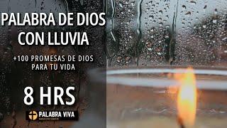 Palabra de Dios para dormir | Lluvia Relajante | 8 Hrs