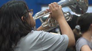 Memorial Day: Manor New Tech band marching on national stage