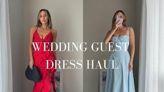 WEDDING GUEST DRESS HAUL & TRY ON | HOUSE OF CB, &OTHER STORIES, CLUB L LONDON, MESHKI & ZARA | 2024