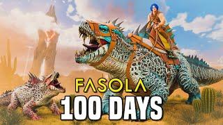 I Had 100 Days To Beat ARK Scorched Earth With Just Fasolasuchus!