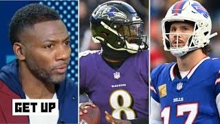 GET UP | "Bills are the best team in AFC" - Ryan Clark claims Josh Allen is MVP over Lamar Jackson