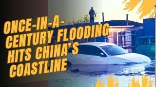 China's Coastline DISASTER! Seawater Surge Wreaks Havoc