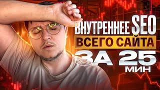 Внутренняя оптимизация сайта - ВЕСЬ сайт за 25 минут #SEO