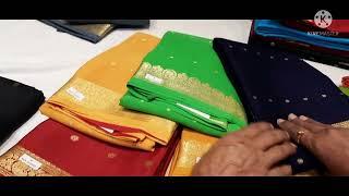 Let’s Go Saree Shopping To T.Nagar Chennai (Mysore Silk And Semi Soft Silk Sarees)