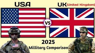 USA vs UK Millitary Power Comparison 2025| UK vs US Millitary Power 2025| US vs UK Millitary