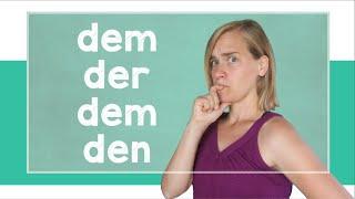 The Dative Case in German - Part 1: Definite Articles - A1 [with Jenny]