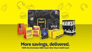 Shop, save, and earn with the Emirates NBD noon One Visa Credit Card