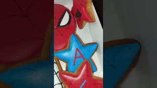 SPIDERMAN - medenjaci  Na Instagramu _radionica_kolaca_osmijeh_ #spiderman #medenjaci #cookies