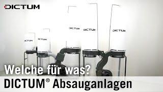 DICTUM Absauganlagen - Was sind die Unterschiede? #dictum #staubsauger #werkstattausrüstung