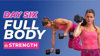 New Year Challenge Day 6: 20-Minute Full Body Strength (with Abs)