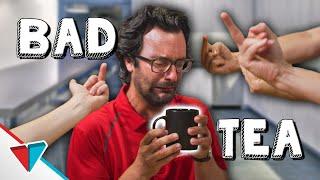 Adam makes a bad tea