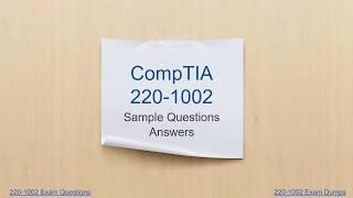 220-1002 Exam Questions PDF